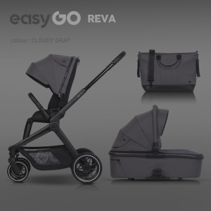 Wózek 2w1 EasyGo Reva Cloudy Gray
