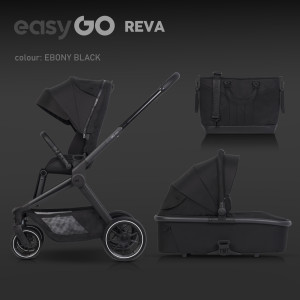 Wózek 2w1 EasyGo Reva Ebony Black