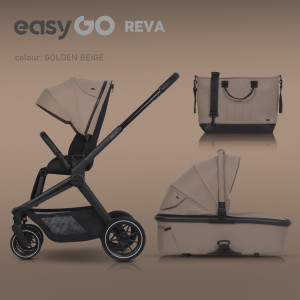 Wózek 2w1 EasyGo Reva Golden Beige