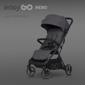 Wózek spacerowy EasyGo Hero Cloudy Gray