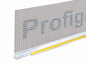 Listwa przyokienna z siatką kolor BEZBARWNY 6mm 2,5m PROCOLOR 1x