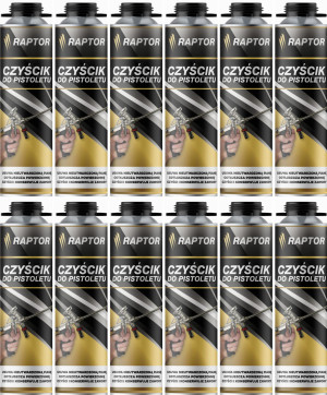 12szt Czyścik do Pian RAPTOR 500ml