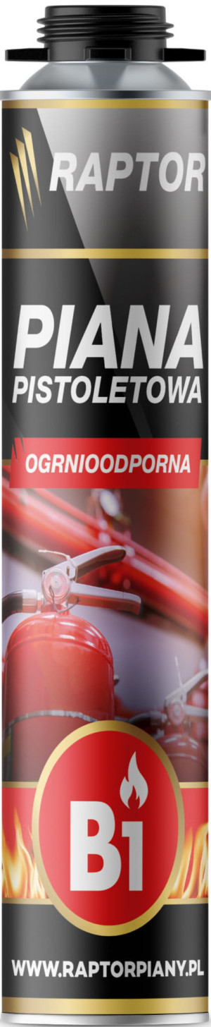 Piana Ognioodporna B1 montażowa Raptor 750 ml