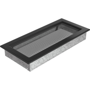 Kratka wentylacyjna kominkowa 17x37 czarna