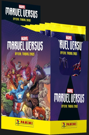 Marvel Versus. Box 24. Saszetki z kartami
