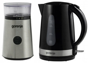 Zestaw Gorenje Młynek do kawy +Czajnik elektryczny