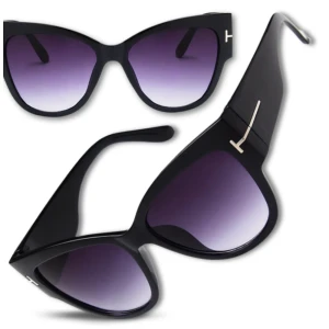 KOBIECE OKULARY DAMSKIE CAT KOCIE PRZECIWSŁONECZNE