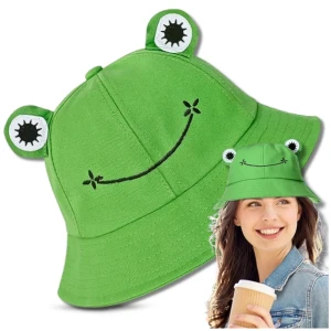 Czapka BUCKET HAT kapelusz RYBACKI żaba żabka