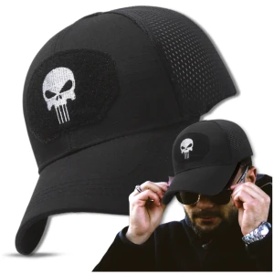 BEJSBOLÓWKA CZAPKA Z DASZKIEM PUNISHER CZASZKA