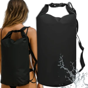 Wodoodporna torba duża plażowa dry bag na plecy 10l