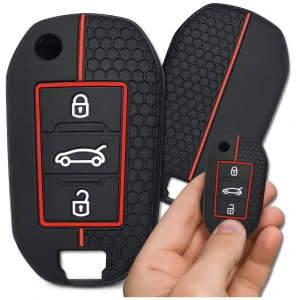 POKROWIEC Etui Silikonowe na kluczyk Peugeot 301 3008 508 Citroen C-Elysee C3 C4L