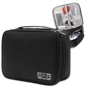Organizer podróżny na kable usb ładowarki torba ETUI