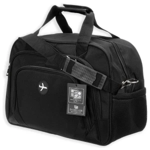 BAD&BAGS czarna torba biznesowa bagaż podręczny do samolotu podróżna