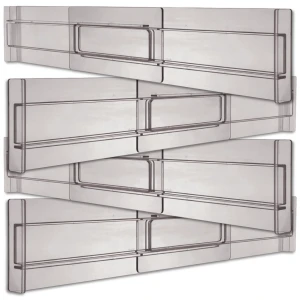 Przegroda do szuflady regulowana zestaw 4szt separator organizer