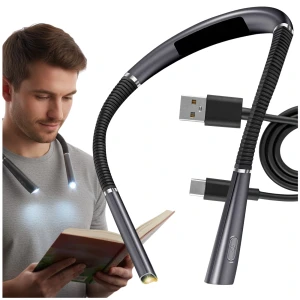 Lampka do czytania szycia na szyję LED bezprzewodowa USB