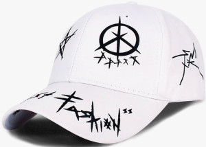 Unisex Czapka z daszkiem napisy graffiti