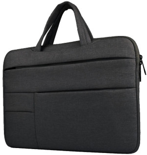 Torba teczka na laptopa czarna pojemna pokrowiec 15.6