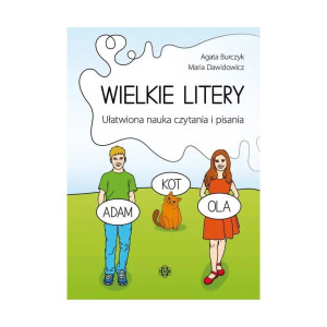 Wielkie litery. ułatwiona nauka czytania i pisania