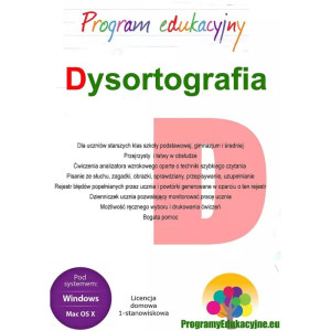 Dysortografia (licencja 1-stanowiskowa)