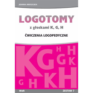 Logotomy z głoskami k, g, h. ćwiczenia logopedyczne