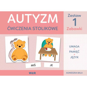 Autyzm. ćwiczenia stolikowe. zestaw 1. zabawki