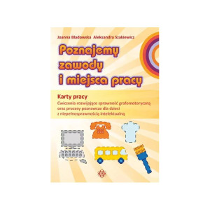 Poznajemy zawody i miejsca pracy. karty pracy