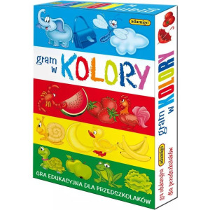 Gram w kolory. gra edukacyjna dla przedszkolaków