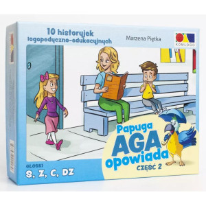 Papuga aga opowiada. część 2 - głoski s, z, c, dz