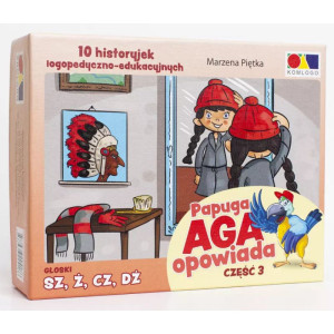 Papuga aga opowiada. część 3 - głoski sz, ż, cz, dż
