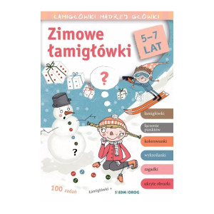 Zimowe łamigłówki. łamigłówki mądrej główki