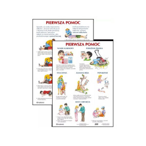 Plansze edukacyjne - pierwsza pomoc