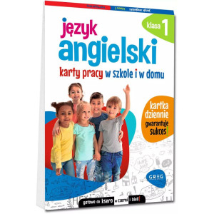 Język angielski. karty pracy w szkole i w domu. klasa 1