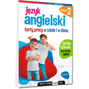 Język angielski. karty pracy w szkole i w domu. klasa 2