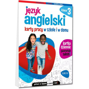 Język angielski. karty pracy w szkole i w domu. klasa 3