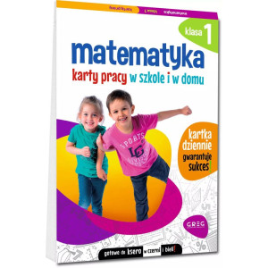 Matematyka. karty pracy w szkole i w domu. klasa 1