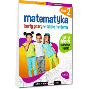 Matematyka. karty pracy w szkole i w domu. klasa 2
