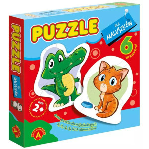 Puzzle dla maluszków - krokodyl