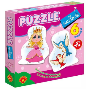 Puzzle dla maluszków - królewna
