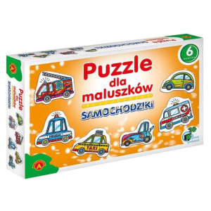 Puzzle dla maluszków - samochodziki