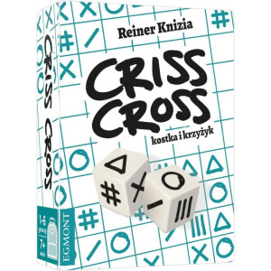 Criss cross. kostka i krzyżyk