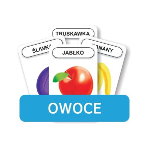 Karty. rozwijamy mowę i myślenie dziecka - część 6. owoce