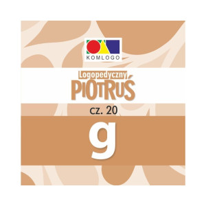 Karty logopedyczny piotruś - cz. 20. głoska g