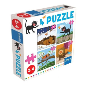 Puzzle z kotkiem