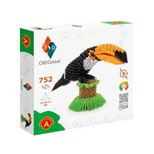 Origami 3d. tukan