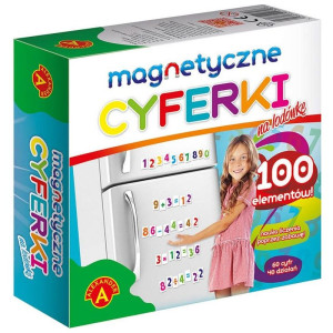 Magnetyczne cyferki na lodówkę