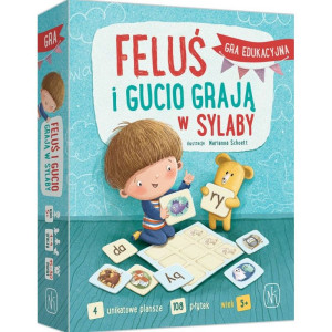 Feluś i gucio grają w sylaby. gra edukacyjna