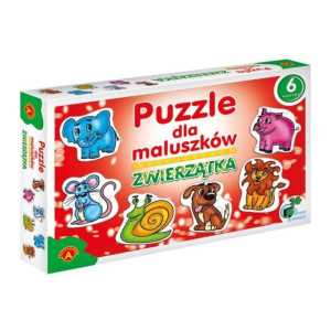 Puzzle dla maluszków - zwierzątka