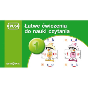 Pus. łatwe ćwiczenia do nauki czytania 1