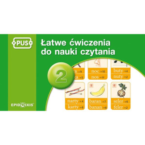 Pus. łatwe ćwiczenia do nauki czytania 2
