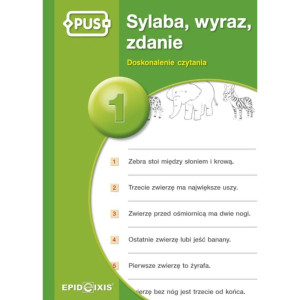 Pus. sylaba, wyraz, zdanie 1